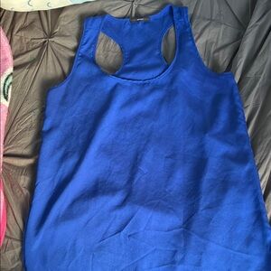 Blue Sleeveless Women's Top
